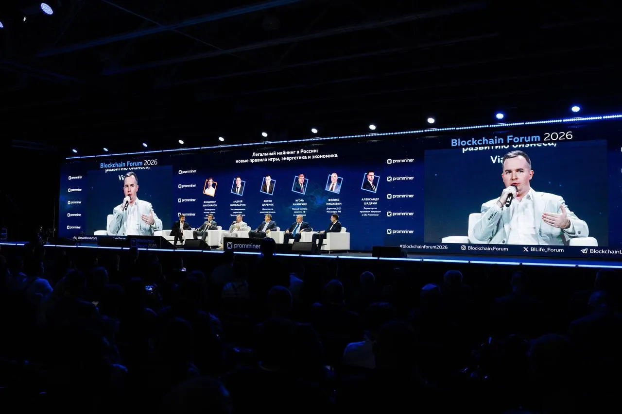 Anton Tsarenok at the mining panel discussion